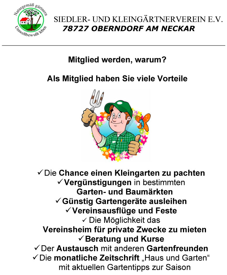 Warum Mitglied werden